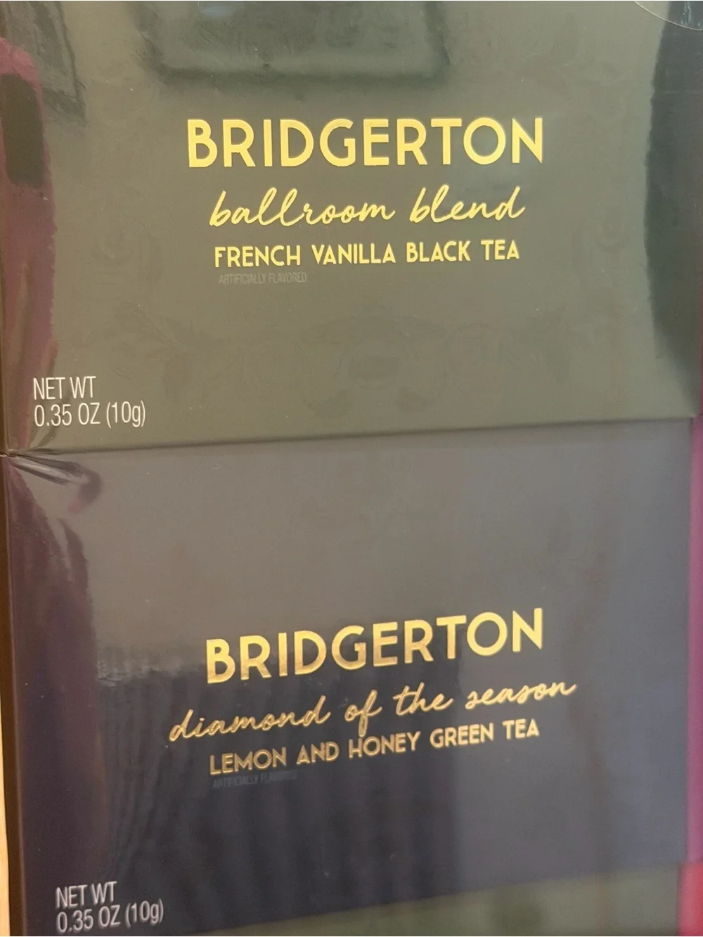 Bridgerton NWT “Talk of the Ton” Tea Book Gift Set - 8 Assorted Flavored Teas